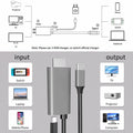 C.CURTING Switch Dock for N/S OLED 4K HDMI USB 3.0 Type C PD Charge Gray 2M