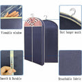 DYYHSDPU Garment Bags 3 Pack Suit Storage Hanging Clothes Black 50x24 Inch