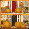 Leinuosen Halloween Jack-o-Lantern Cardboard Stand-Ups 19"-39" 3PCS Yellow