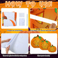 Leinuosen Halloween Jack-o-Lantern Cardboard Stand-Ups 19"-39" 3PCS Yellow
