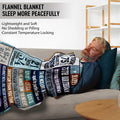 Velivn 60th Birthday Throw Blanket Funny Letter Print 60x80 Size