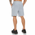 Haimont Men's Athletic Running Shorts Quick Dry Zipper Pocket Blue Size XXL