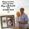 Mayamila Memorial Picture Frame 4x6 Brown Angel Wings Sympathy Gift