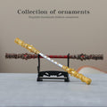 Santiccipa 2pcs Monkey King Staff Golden Cudgel Home Decor Small