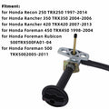 CHTAIXIN Fuel Valve Petcock Lever Compatible Honda TRX250 350 400 420 500