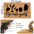 XLQHYH Funny Doormat Front Door Mat Brown 29.5x17 inch High Pile