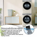 Wshxjzyay 2 Pack WH01x35719 Lint Filter Washer Dryer Combo Black