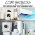 Wshxjzyay 2 Pack WH01x35719 Lint Filter Washer Dryer Combo Black
