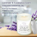Conelist Nurse Graduation Scented Soy Candle Lavender 7oz Medical Theme