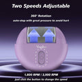 Yreihn Electric Callus Remover for Feet Purple 1 Count ABS Material