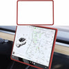 TSTESE Screen Edge Protector Trim Tesla Model 3 Highland Model Y 2020-2025 Red