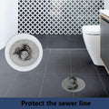Shower Drain Hair Catcher Strainer by YOXITIXOY 118mm Stall Protector Silvery