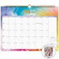 Lbylyhxc 2026 Wall Calendar 18 Months Jul 2025-Dec 2026 14.8x11.5 Rainbow