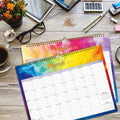 Lbylyhxc 2026 Wall Calendar 18 Months Jul 2025-Dec 2026 14.8x11.5 Rainbow
