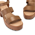 OPEN BOX MySoft Women’s Platform Sandals, Ankle Strap, 3" Block Heel, Open Toe