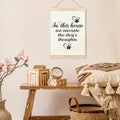 TAEDIN Dog Wall Art – “In This House We Narrate the Dog’s Thoughts” 12x16