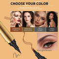 2-in-1 3D Microblading Eyebrow & Eyeliner Pencil Waterproof Grey