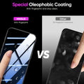 MINSLIS iPhone 16 Pro Screen Protector 9H Tempered Glass HD Clear Case Friendly