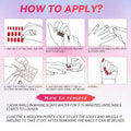 10PCS Handmade Luxury 3D Press-On Nails Reusable Hand-Painted Gel Kit CL-9006-L