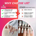 10PCS Handmade Luxury 3D Press-On Nails Reusable Hand-Painted Gel Kit CL-9006-L