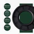 Yethuanru 2PCS 17x26x7mm Black Double Lip Oil Seal Nitrile Rubber with Spring