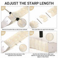 MAIRUI Resin Watch Band for Apple Watch 38-41mm Series 1-9 SE Iridescent White
