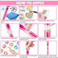60PCS Cute Unicorn Party Favors 12 DIY Bubble Wands Birthday Goodie Bags