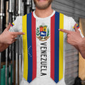 BJU Venezuela Flag T-Shirt Unisex Crewneck Short Sleeve Casual Printed Tee