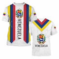 BJU Venezuela Flag T-Shirt Unisex Crewneck Short Sleeve Casual Printed Tee