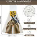CIAIDU Halloween Black Cat Kitchen Hand Towels 2-Pack Farmhouse Home