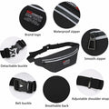 BIGCOWCOW Fanny Pack Waterproof Belt Bag for Women & Men Travel Hiking Run