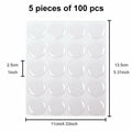 IGOGO 1” Epoxy Stickers Craft Bottle Caps Hair Bows Scrapbook 100PCS Glitter