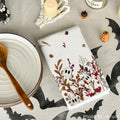 Artoid Mode Ghost Wildflower Halloween Kitchen Towels 18x26 Inch Set of 2 Beige