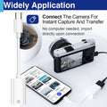 Usdrwam 8-Pin Male to USB 3.0 Female OTG Adapter Cable 2 Ports
