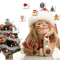 CHARLENT 148pcs Christmas Temporary Tattoos for Kids Xmas Party Favors