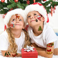 CHARLENT 148pcs Christmas Temporary Tattoos for Kids Xmas Party Favors