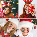 CHARLENT 148pcs Christmas Temporary Tattoos for Kids Xmas Party Favors