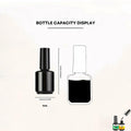 ZODIAL Gel Base & Top Coat Set 0.51oz No Wipe High Glossy Finish 2Pcs