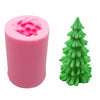 Caregene Christmas Tree Candle Silicone Mold Pine Tree Shape for Candle Making