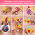 Green Glitter Pipe Cleaners Craft Supplies Arts & Crafts DIY 12in