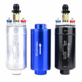 Wrustvnabc 6AN 8AN 10AN Inline Fuel Filter 10 Micron Red 58MM Aluminum