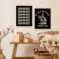 TAEDIN Western Wall Art Poster Hanger Frame Set of 2 Black 12x16