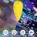 Veeydrut Solar String Lights 2 Pack 50 LED 23FT Waterproof Multicolor Outdoor