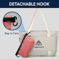 Haimont Travel Zipper Pouch Set 3-Piece Water-Resistant Pink Toiletry Bags