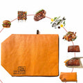 ZDH BBQ Blanket Meat Resting Bag 21in Yellow Reusable Foldable Washable