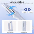 FOUYIN Auto Hair Curler 1 Inch 4 Temp Fast Heating Dual Voltage Blue