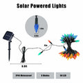 Veeydrut Solar String Lights 2 Pack 50 LED 23FT Waterproof Multicolor Outdoor