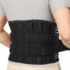 Ebullient Assimilate Back Brace Adjustable Lumbar Support Belt Black Size M