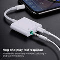 esbeecables Lightning to 3.5mm Audio & Charger Adapter 3-Port Lightweight