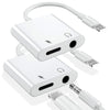 esbeecables Lightning to 3.5mm Audio & Charger Adapter 3-Port Lightweight